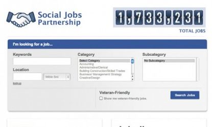 Facebook's new job board aggregates employment opportunities through sites like Monster.com.