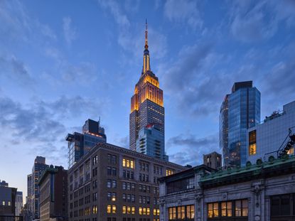 Empire State Suite at Hotel AKA NoMad Dusk View