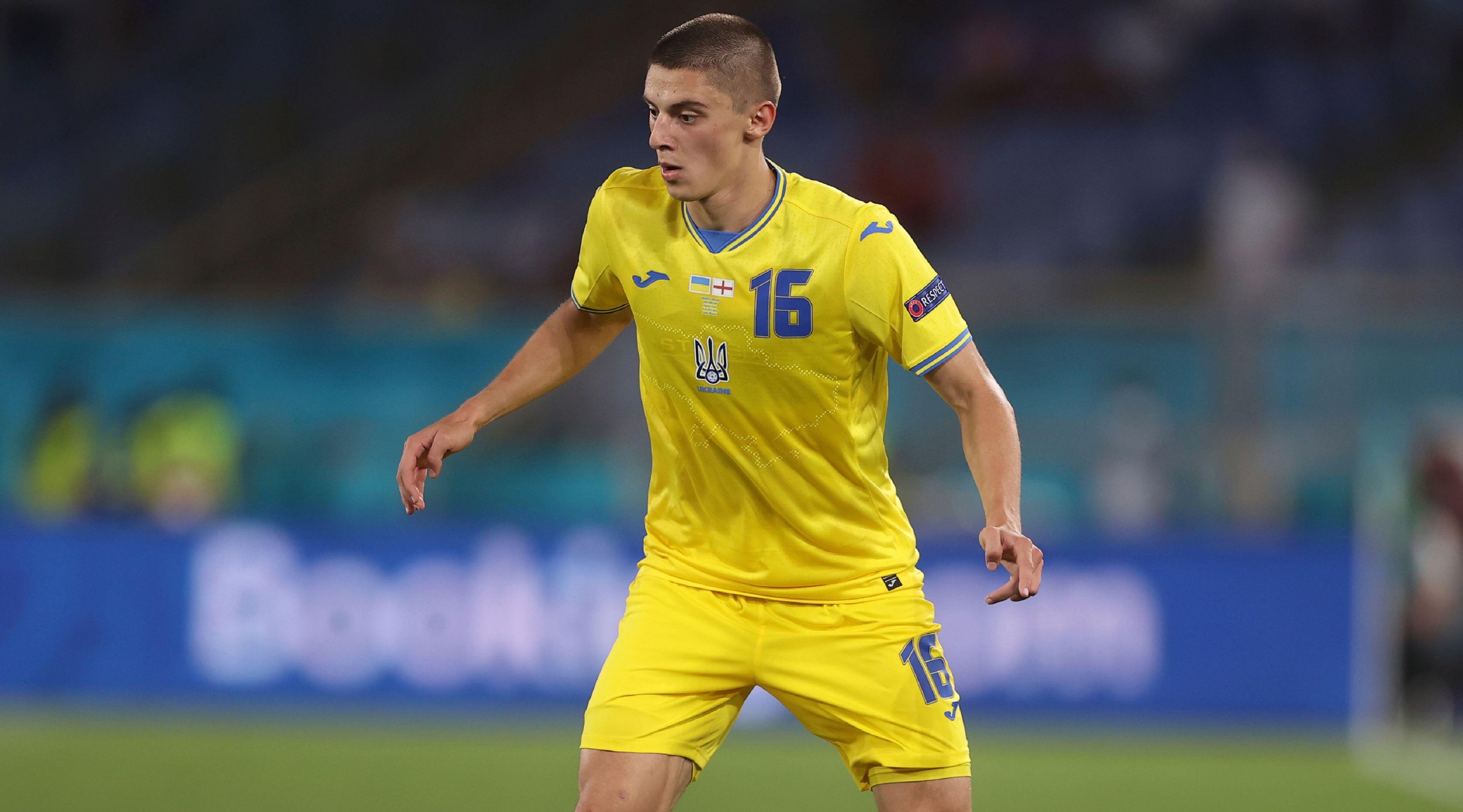 Vitaliy Mykolenko dell'Ucraina, Euro 2020