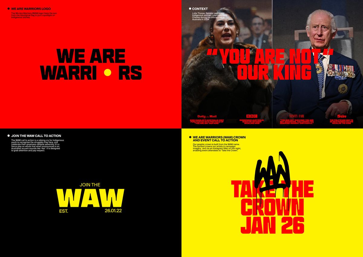 We are warriors branding