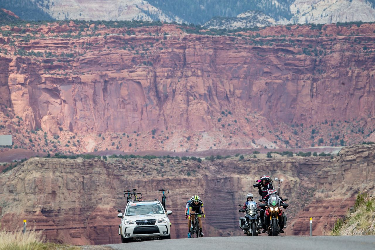 The break heads into the final circuit
