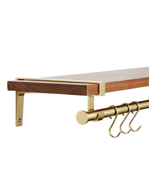 Strap Shelf, Brackets & Rail Hook Set