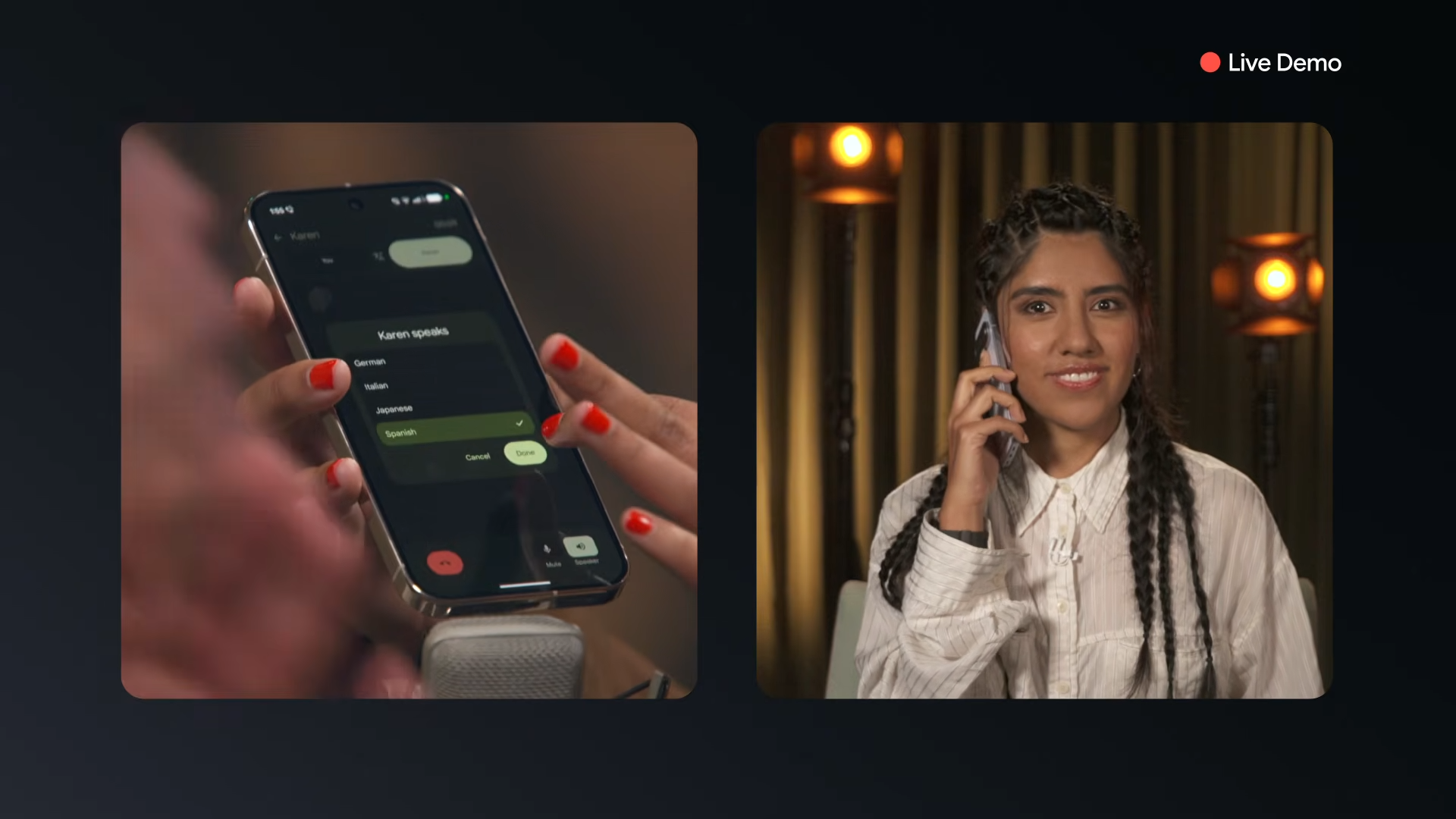 Voice translate on Pixel