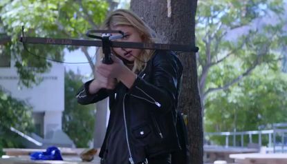 Chloe Grace Moretz sort of promotes healthy eating in Divergent parody 'Snackpocalypse'