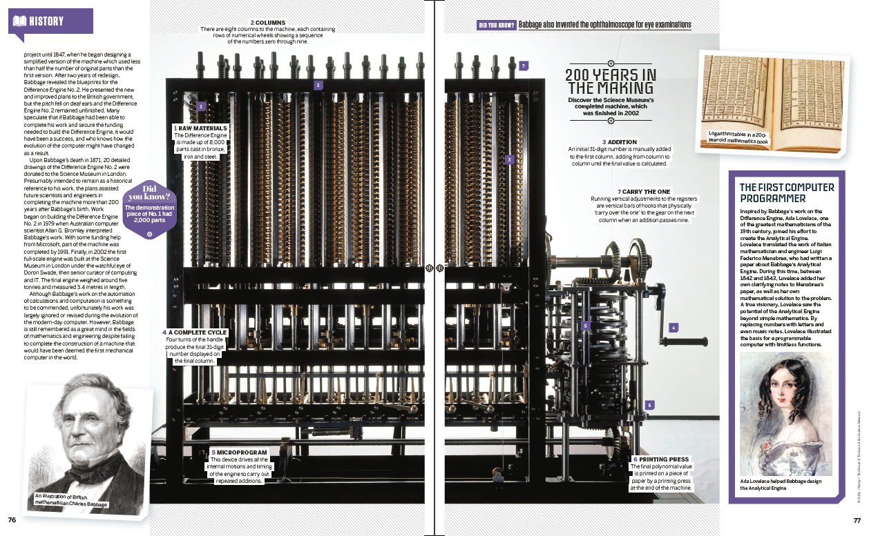 Inside Babbage's Difference Engine - the first modern computer