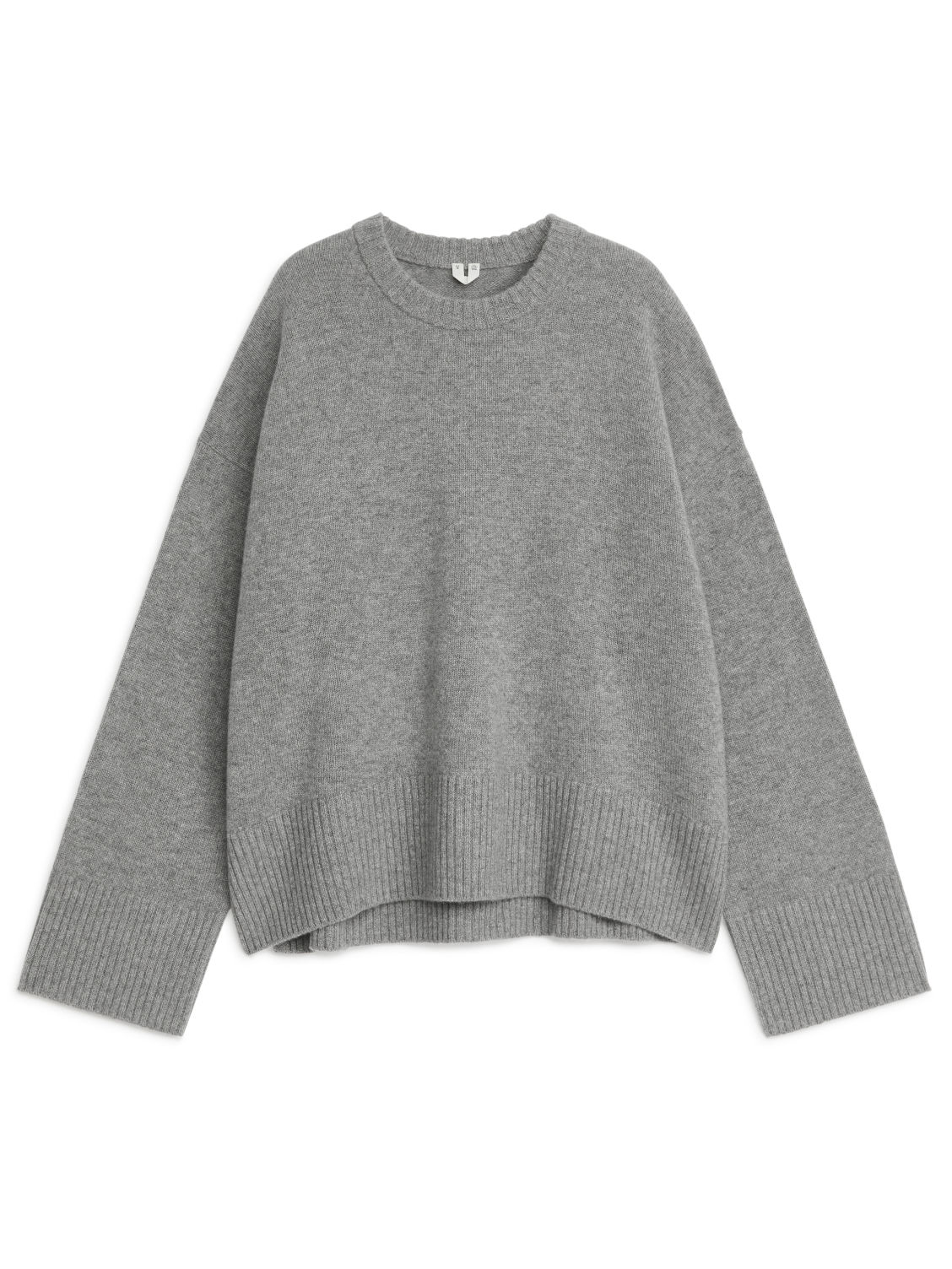 Relaxed Cashmere-Wool Jumper - Grey - Arket Gb