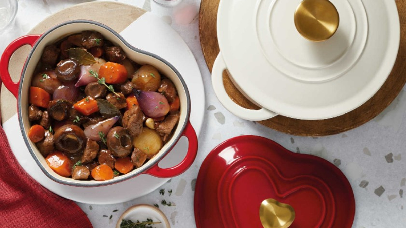 Aldi is selling cute heart-shaped cast iron cookware for under £20