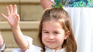 windsor, united kingdom october 12 embargoed for publication in uk newspapers until 24 hours after create date and time princess charlotte of cambridge attends the wedding of princess eugenie of york and jack brooksbank at st georges chapel on october 12, 2018 in windsor, england photo by poolmax mumbygetty images
