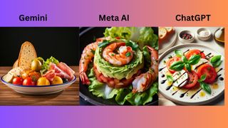 AI generated images of appetizers