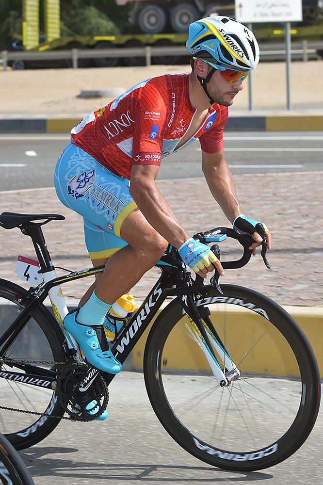 Stage 1 winner and previous race leader Andrea Guardini (Astana)