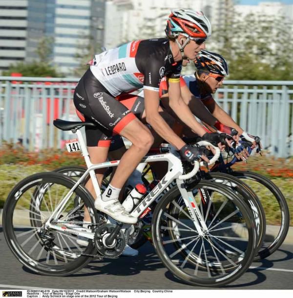 Andy Schleck (RadioShack-Nissan was back in action