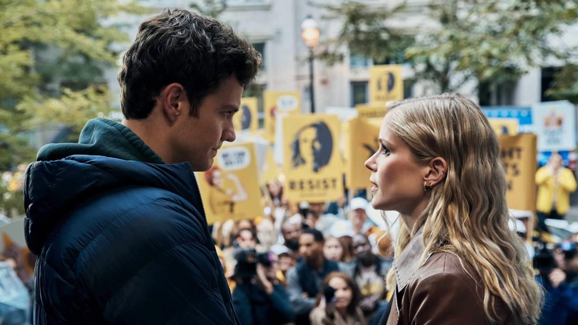 Jack Quaid and Erin Moriarty in The Boys season 4