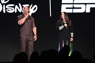 Dwayne Johnson and Dany Garcia announce XFL TV deal at 2022 Disney upfront