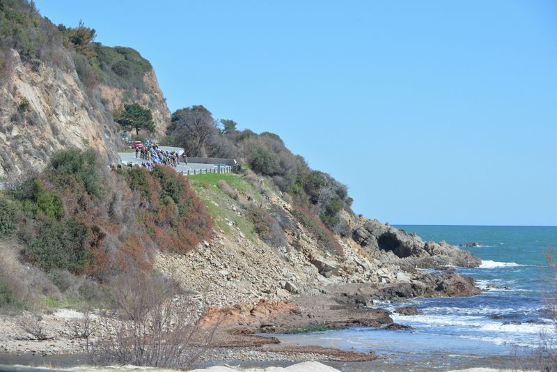 The Corsican coast was looking very scenic