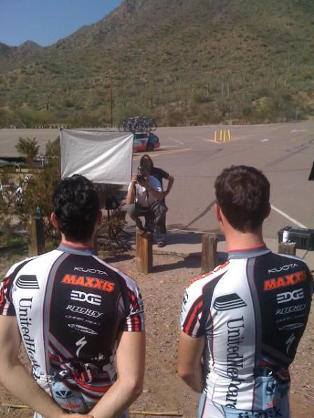 Photoshoots are a regular part of team training camps