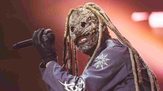 Slipknot&rsquo;s Corey Taylor performing onstage in 2025