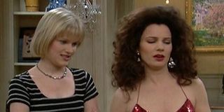 Nicholle Tom and Fran Drescher on The Nanny