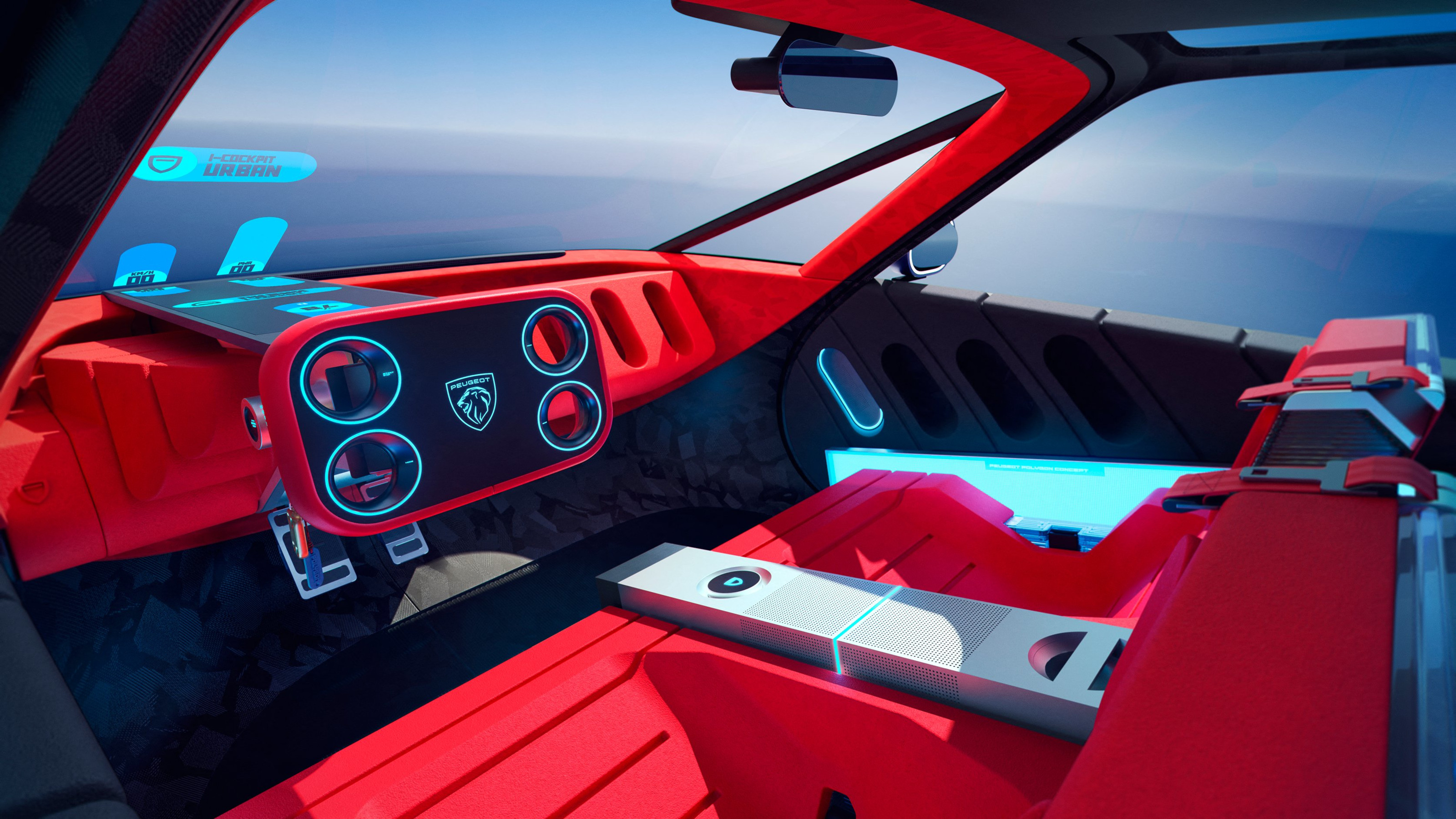 Inside the Peugeot Polygon Concept