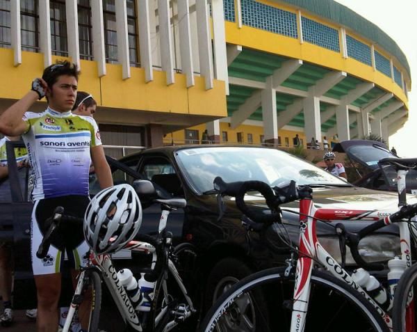 Fabio Calabria (Team Type 1) ready for action ahead of stage 1.