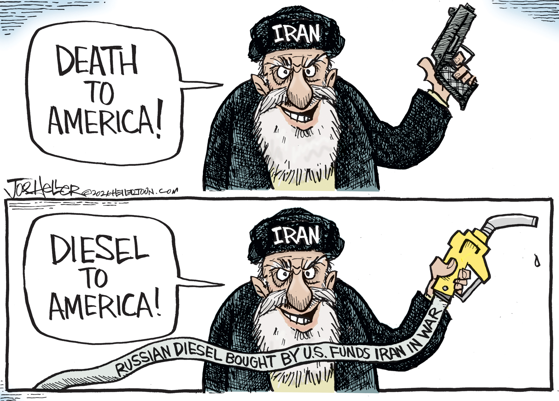 Political cartoon
