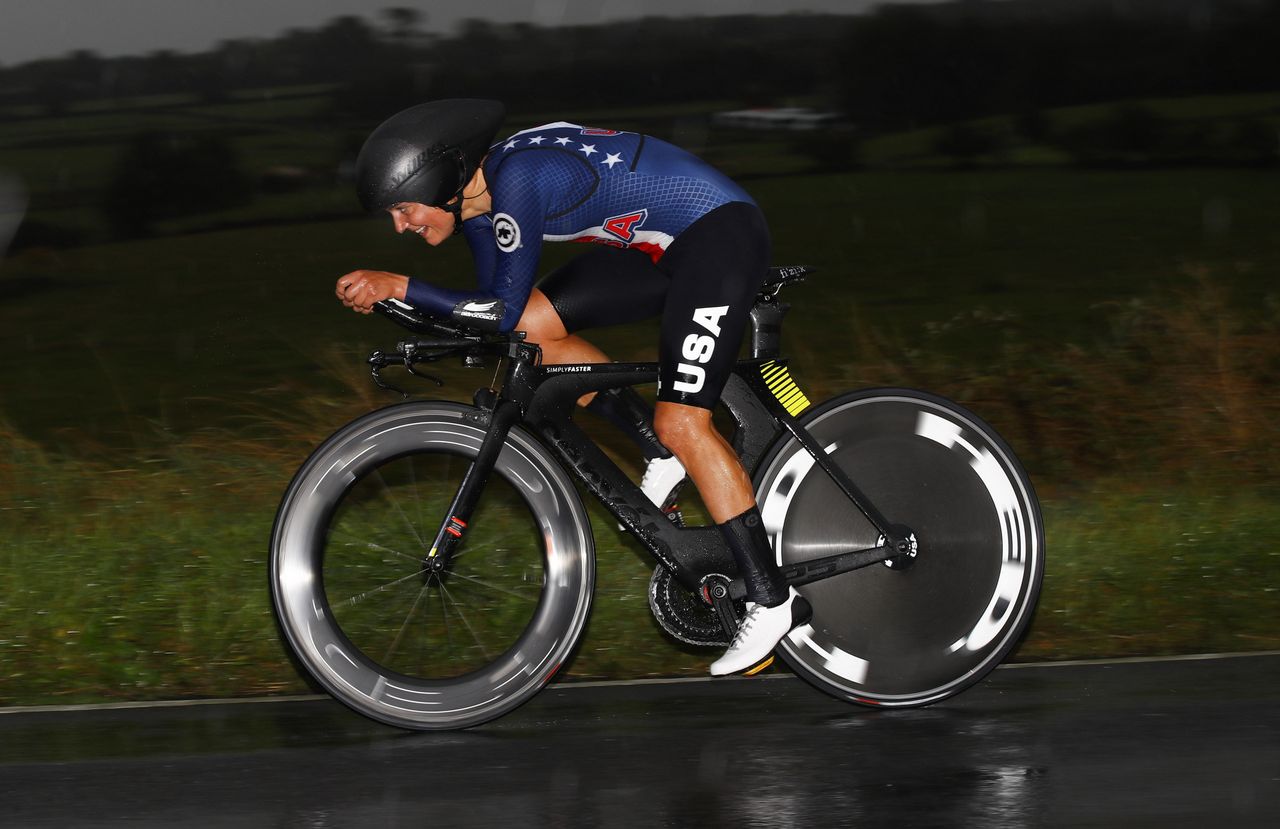 UCI Road World Championships elite women's individual time trial, Leah Thomas