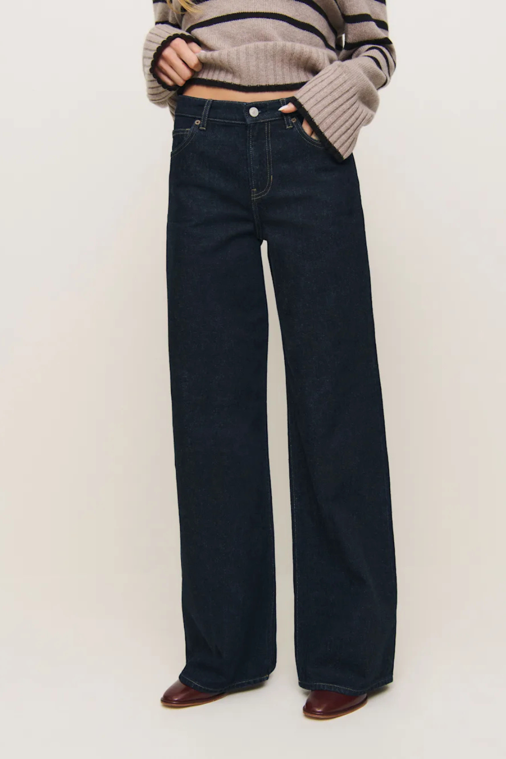 Cary Low Rise Slouchy Wide Leg Jeans