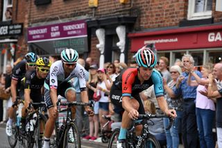 Escape group in Holmes Chapel, Tour of Britain 2016 stage three