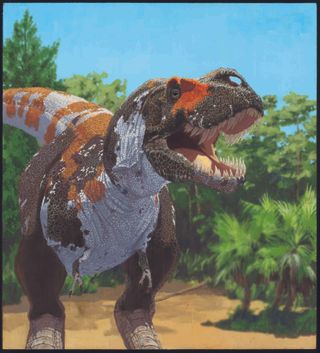 Tyrannosaurus rex declined slowly toward extinction.