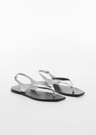 Leather Straps Sandals - Women