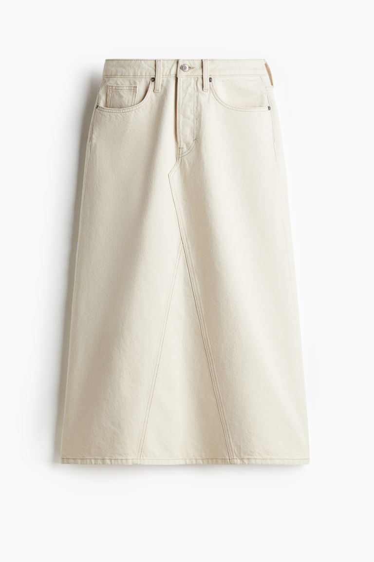 A-Line Denim Skirt