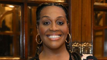 Alison Hammond attends the press night performance of "Robin Hood", The London Palladium Pantomime 2024