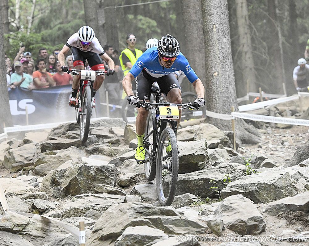 Maxime Marotte (Cannondale Factory Racing XC) had an amazing ride, posted the fastest lap time and moved from high 30s to 3rd