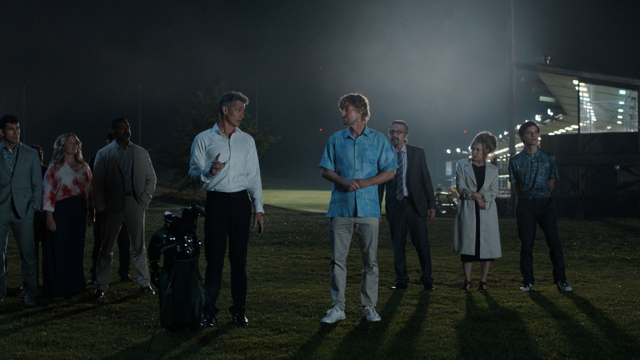 Owen Wilson and Timothy Olyphant in Stick