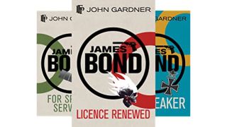 James Bond John Gardner cover art trio