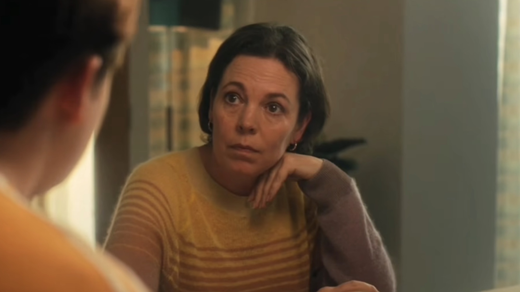 Olivia Colman in Nick's coming out scene from Heartstopper.