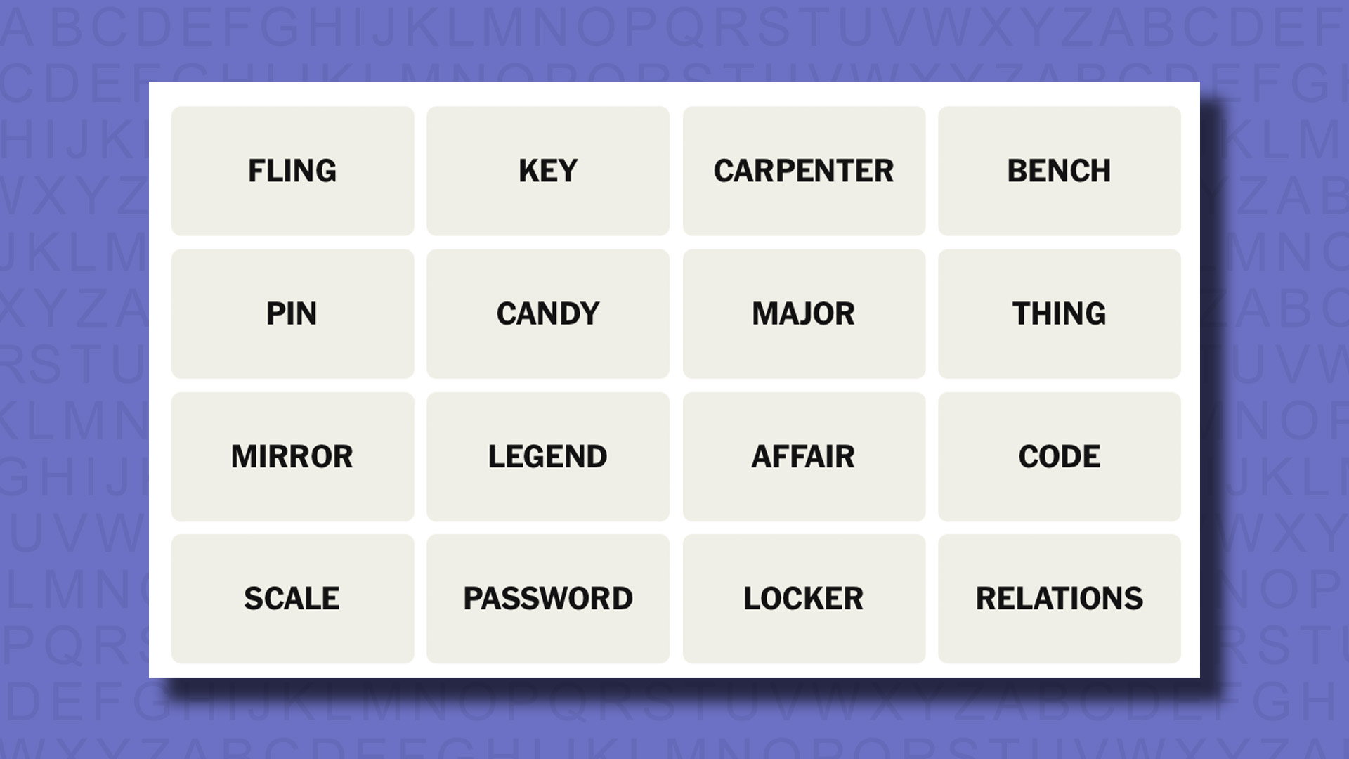 NYT Connections hints for game 758 on a purple background