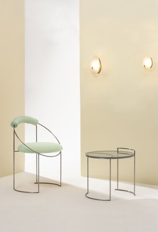 Chair stool and lighting