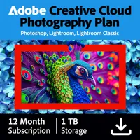 Adobe Creative Cloud Photoshop & Lightroom 1TB (12 month) Adobe Creative Cloud Photoshop & Lightroom 1TB (12 month)