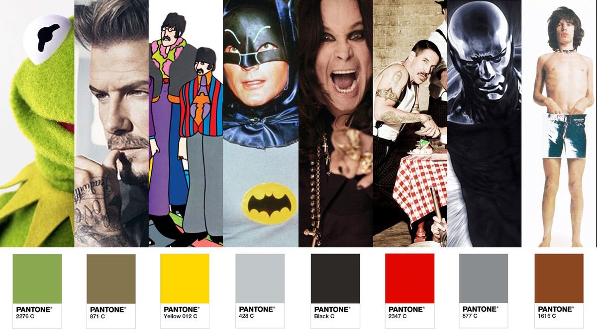 If celebrities were Pantone colours | Creative Bloq