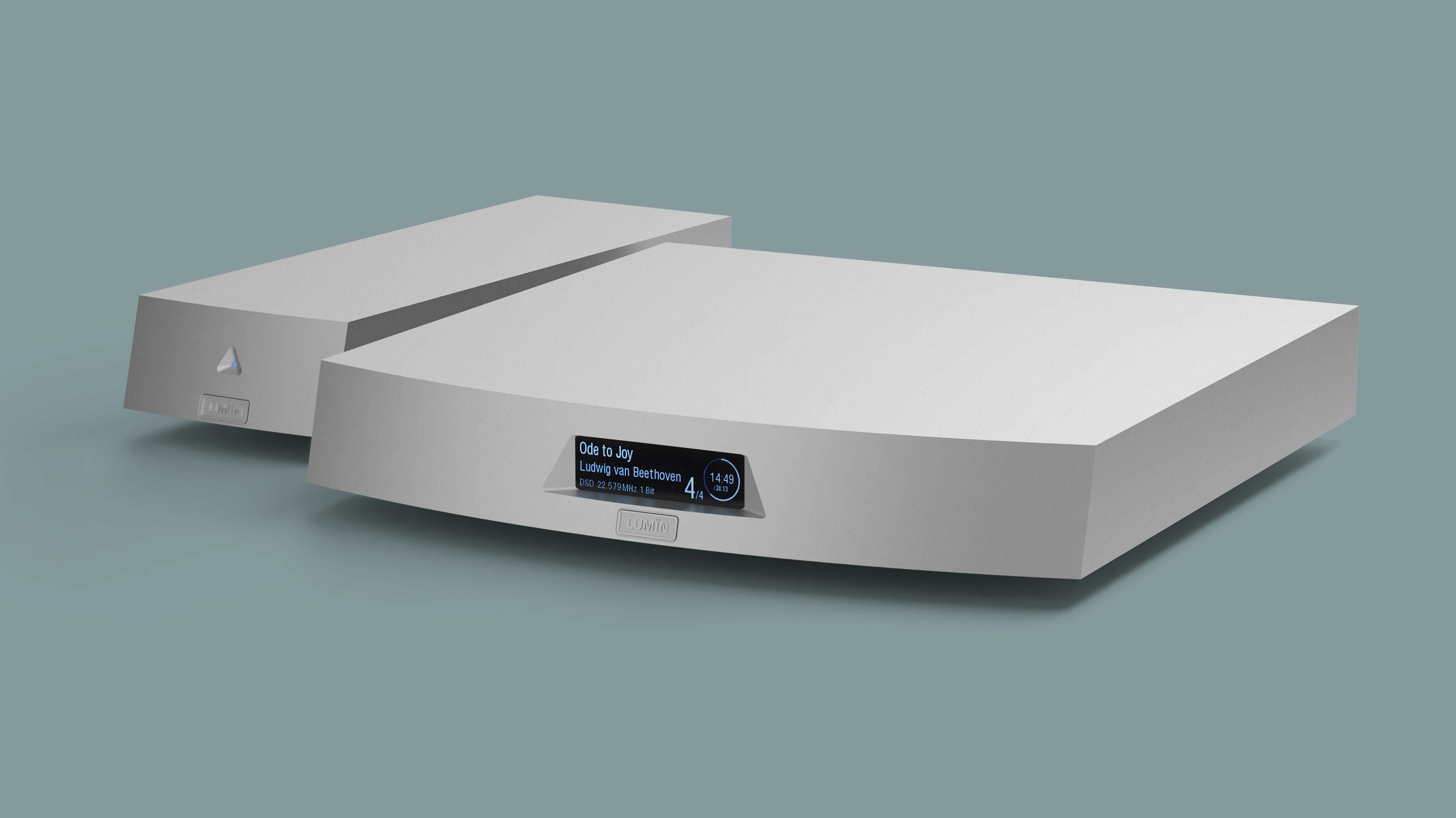 Lumin U2X network transport in silver finish