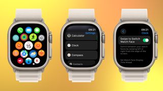 watchOS 10.2 Swipe Apple Watch faces