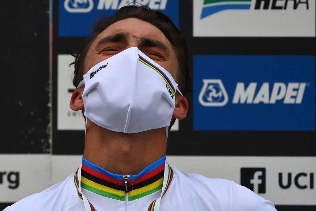 Julian Alaphilippe (France) wins the 2020 UCI Road World Championships