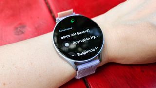 Medication reminders on the Samsung Galaxy Watch 7