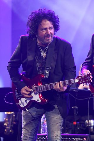Steve Lukather performs onstage at The 2020 NAMM Show – 35th Annual NAMM TEC Awards on January 18, 2020 in Anaheim, California.