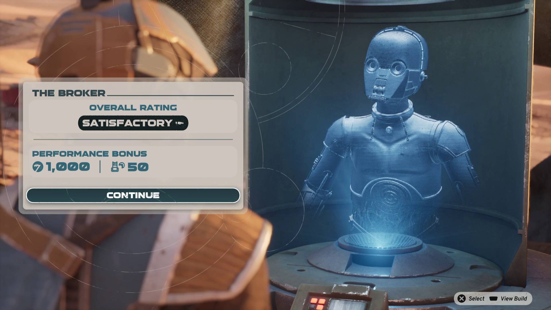 Star Wars Galactic Racer broker providing satisfactory rating for backer contract