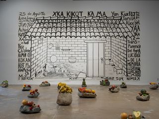 Edgar Calel, Installation view 14th Gwangju Biennale