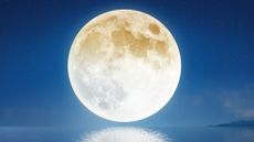 August New Moon 2022: The moon and its reflection on the sea