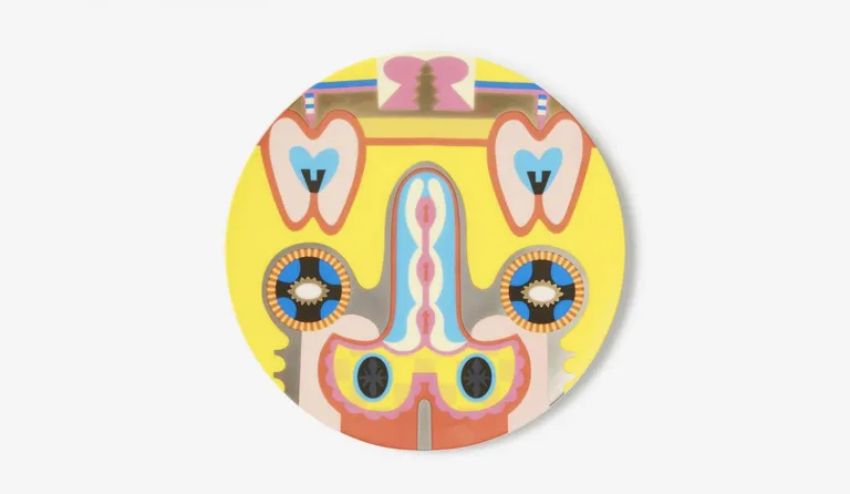 Judy Chicago’s ‘Bigamy Hood’ dinner plate, $195 each. Images courtest of Prospect art gift ideas