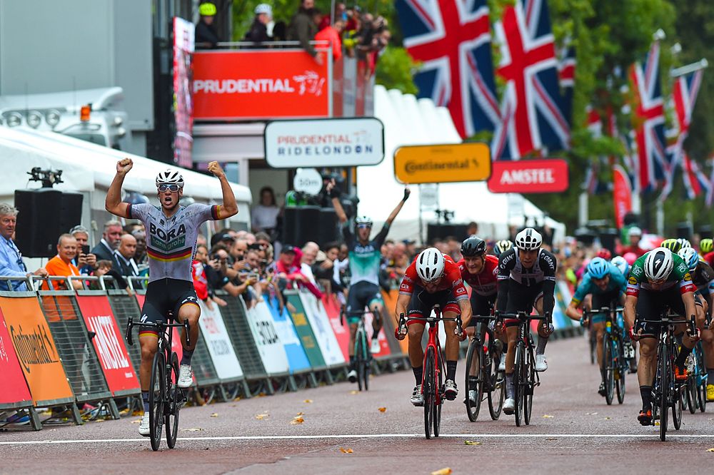 Pascal Ackermann (Bora-Hansgrohe) wins Prudential RideLondon-Surrey Classic