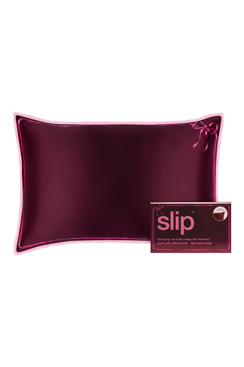 Lace Pure Silk Queen Pillowcase